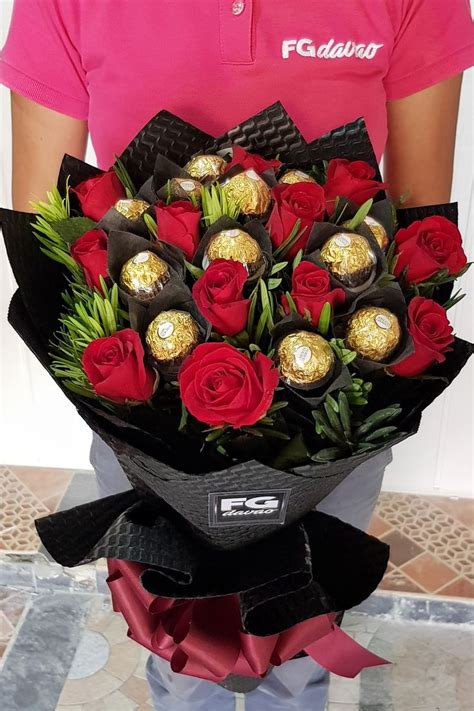 Same day delivery, free shipping and discounts available for you! Bouquet of Roses and Chocolates Send Flowers to Davao City ...