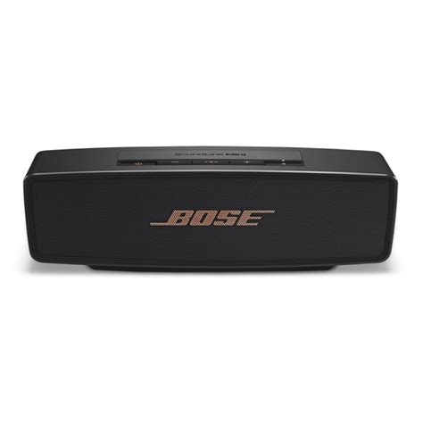 The new soundlink mini speaker ii is still bose's smallest bluetooth speaker, keeping the compact footprint and size of the original — weighing 1.5 pounds and measuring just 2.0h x 7.1w x 2.3d. DISC Bose Soundlink Mini II Bluetooth Speaker, Ltd Edition ...
