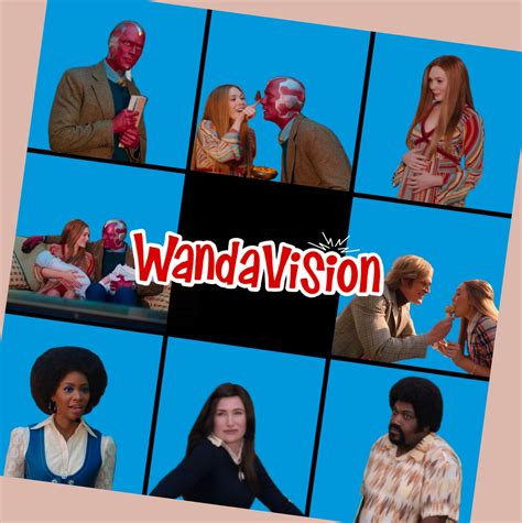 70s Wandavision The Brady Bunch Style Poster Print Etsy