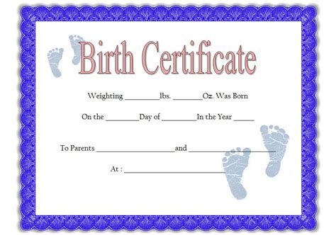 (no spam, ever!) subscribe (free!) these certificate pages are easy to download and print. Fillable Birth Certificate Template Free 10+ VARIOUS DESIGNS