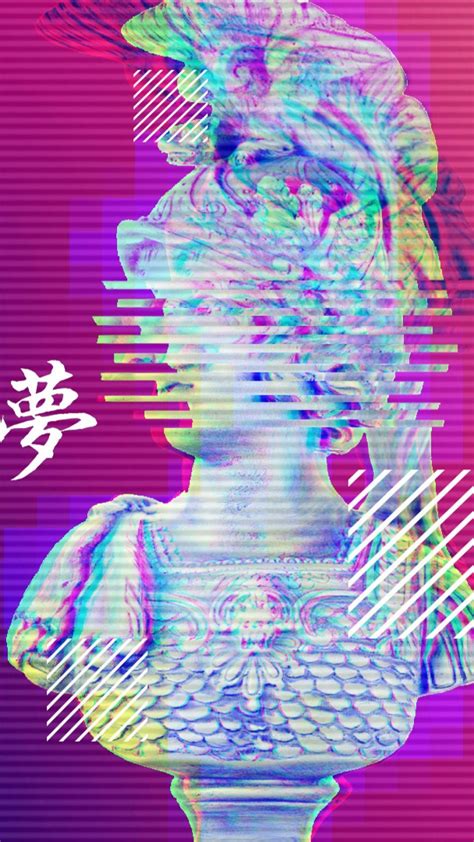 Vaporwave Anime Android Wallpapers Wallpaper Cave
