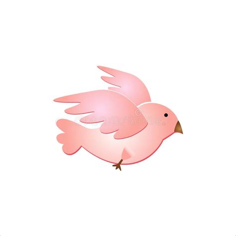 Cute Cartoon Bird Flying Stock Vector Illustration Of Element 267370213