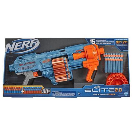 Nerf Elite 20 Shockwave Rd 15 Hobbies And Toys Toys And Games On Carousell