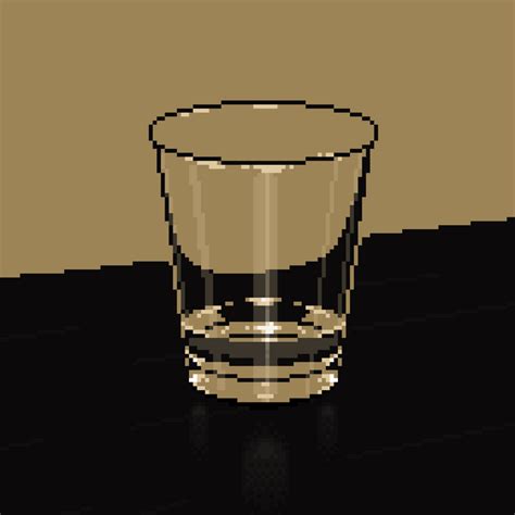 Pixelart Pixel Art Shot Glass Cross Stitch