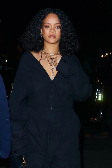 Rihanna Arrives At An Exclusive After Party At Soho House In New York