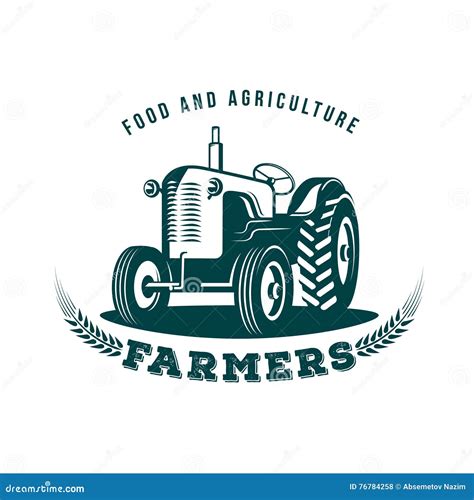 Tractor Logo Template Farm Logo Vector Stock Vector Illustration Of 25e