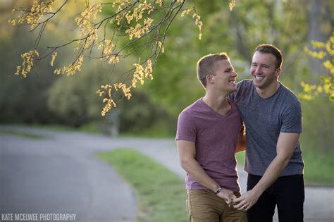 Gay Engagement Session In Jamaica Plain With Two Grooms Engagement