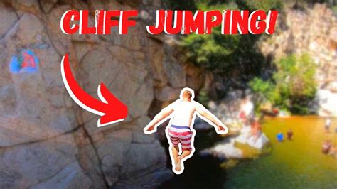 Cliff Jumping Aztec Falls Part 2 Youtube