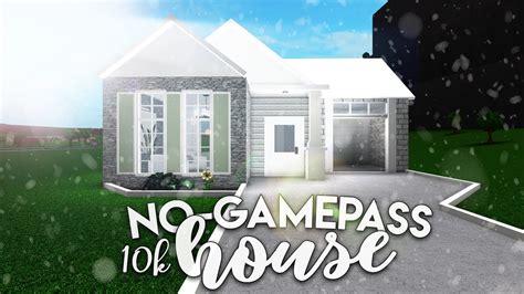 Roblox Bloxburg K No Gamepass House House Build Youtube