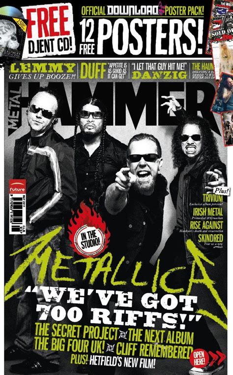 Metallica Magazine Cover The Metallica Cover The Latest Issue Of Metal Hammer Magazine Out