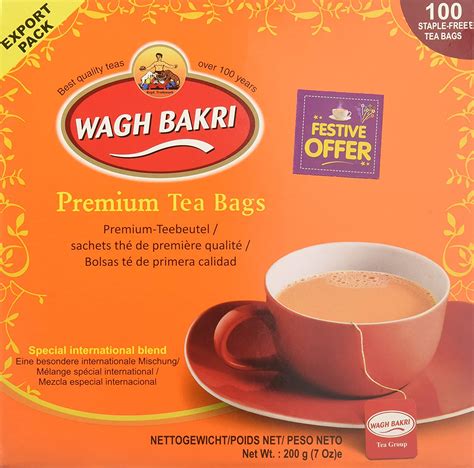 Wagh Bakri Premium Tea Bags 200 G Star Indo Japan