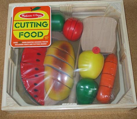 Cutting Food Wooden Toy Set Melissa And Doug 487