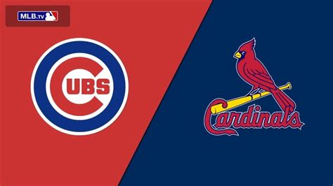 Cubs At Cardinals Series Preview How To Watch Probables And More