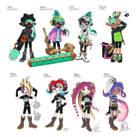 Splatoon Oc Teams By Megaloceros Urhirsch On Deviantart