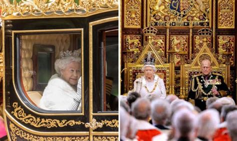 La Reina Isabel Ii Preside La Apertura Del Parlamento Británico Foto 1