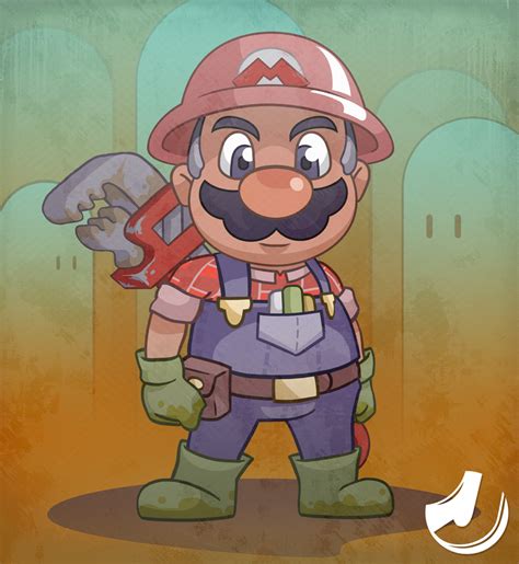 Mario The Plumber By Jinndev On Deviantart