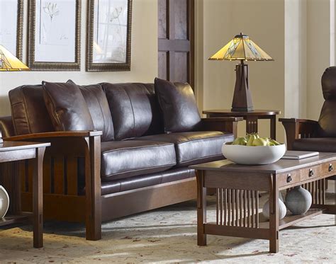 Stickley Cherry Mission Collection Mission Sofa Williams And Kay Sofas