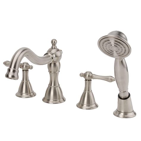 Find the perfect high spout faucets for any tub. Fontaine Bellver 2-Handle Deck-Mount Roman Tub Faucet with ...