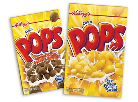 Workshop Branding Kelloggs Corn Pops Corn Pops Pops Cereal Box