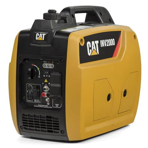 Cat Inv2000 Quiet 2250 Watt Synchronous Ac Gasoline Portable Generator