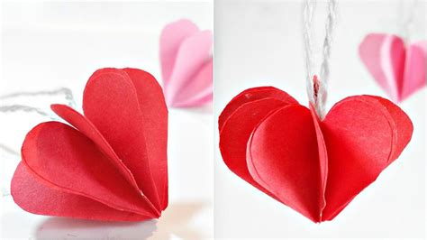 Paper Heart 3d For Decorationdiy Crafts Paper Hearts Design