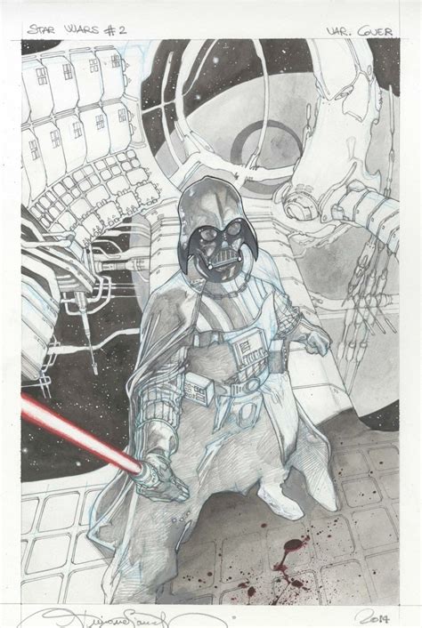 Star Wars Darth Vader 2 Preliminary Variant Cover By Simone Bianchi
