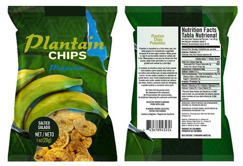 Plantain Chips Packaging On Pratt Portfolios