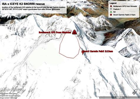 Last Location Of Missing K2 Mountaineers Traced Through Satellite Images