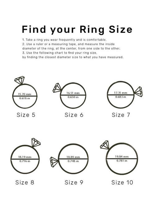 How To Know Your Ring Size Using Tape Measure Diy Ring Sizing Guide