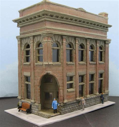 Model Train Buildings Office Building In Ho Scale By Da Clayton