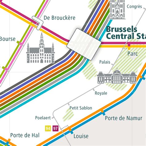 Motto Tagesanbruch Beere Brussels Route Map Rechte Geben Verflüssigen