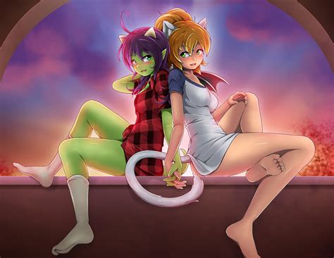 Nalica And Sapphicneko Original And 1 More Drawn By Animeflux Danbooru