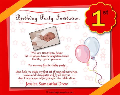 Funny 1st birthday wishes and jokes. 1st Birthday Party Invitation Wording - Wordings and Messages