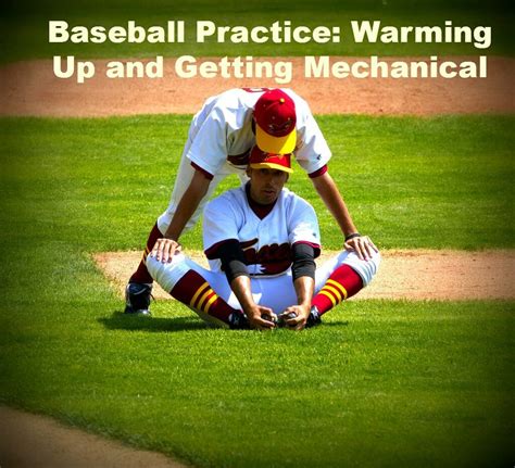 Baseball Practice: Warming Up and Focusing on Mechanical Drills