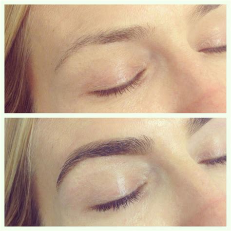 Before And After Brow Shaping And Tint By Brows By Shaila