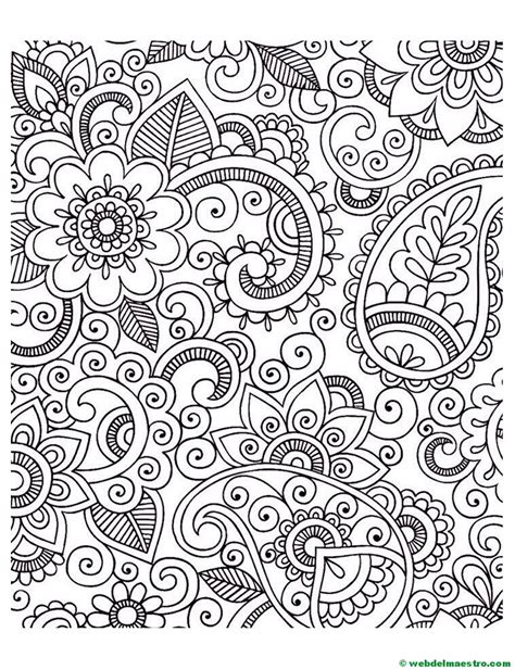 Dibujos antiestrés | Dibujos para imprimir - Web del maestro