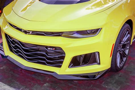 2021 Yellow Chevy Camaro Zl1 X109 Photograph By Rich Franco