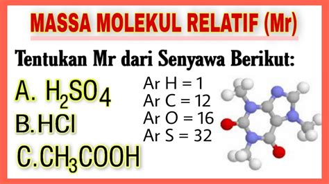 Kimia Kelas X Cara Mudah Menentukan Massa Molekul Relatif Mr Suatu