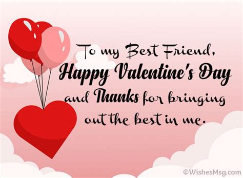 70 Valentine Day Messages For Friends Wishesmsg