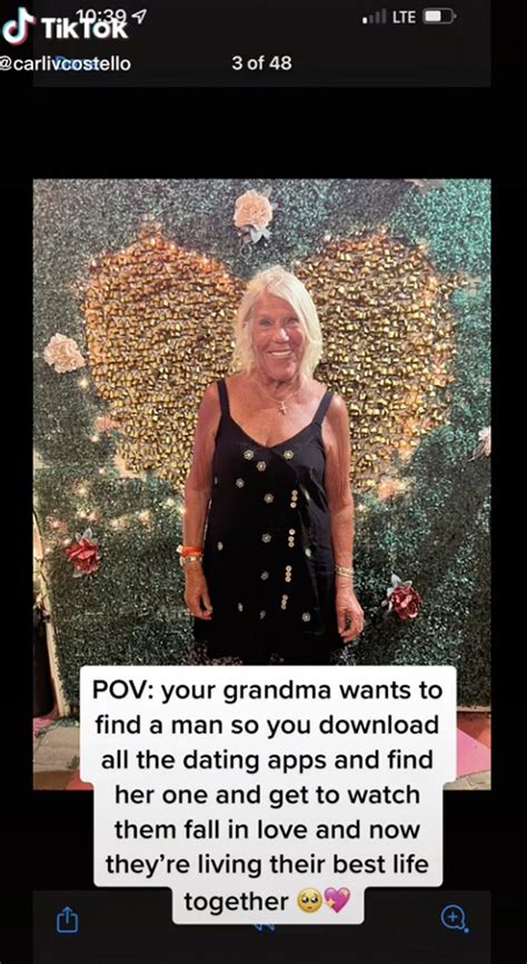 woman pretends to be grandma on dating apps to find her love