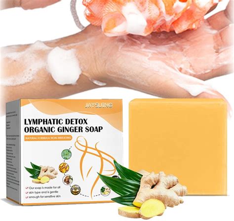 Lymphatic Detox Organic Ginger Soap Ginger Lymphatic Drainage Ginger