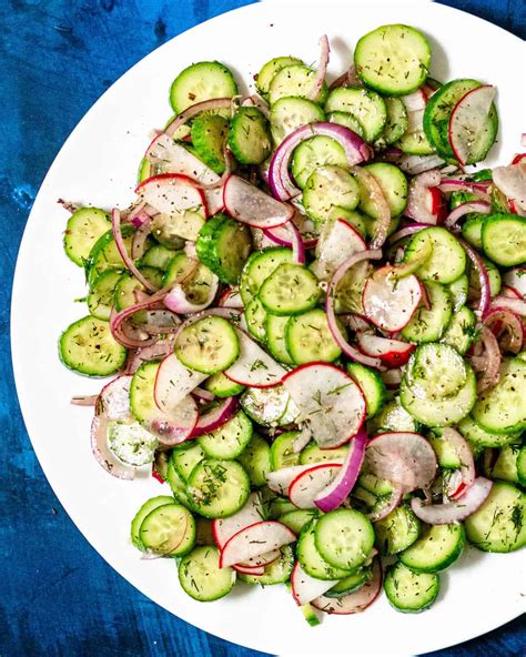 Cucumber Radish Salad Salads Its Raining Flour