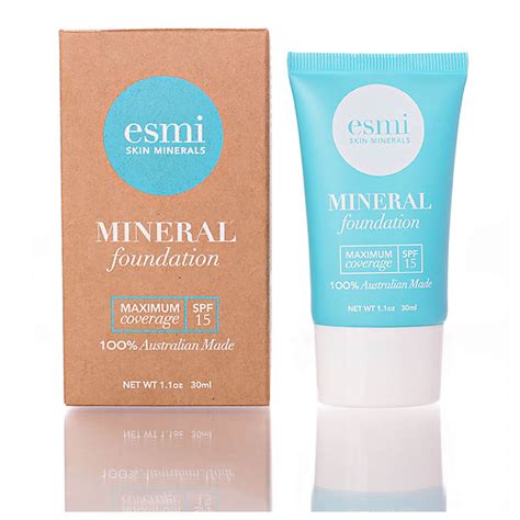 Esmi Skin Minerals Mineral Foundation Spf15 Maximum Coverage 30ml Buy