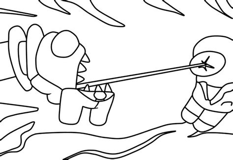 Among us is a multiplayer action game similar to the pc game decit and the card mafia. Among Us Coloring Pages - Free Printable Coloring Pages ...