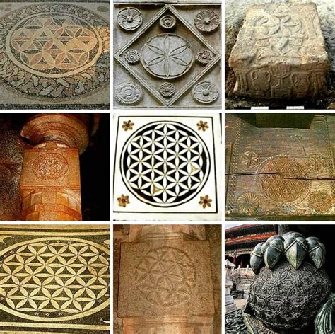 Flower Of Life In Ancient Cultures In 2020 Flower Of