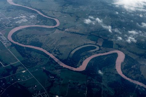Brazos River Meanders Texas Geology Pics