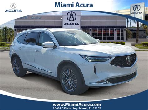 New 2023 Acura Mdx Sh Awd With Advance Package Sport Utility In Miami