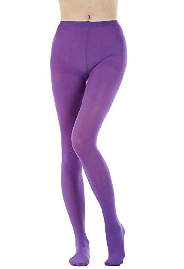 Miss Style Sheer Fantasy Purple Pantyhose Tights Freeshipping French Daina