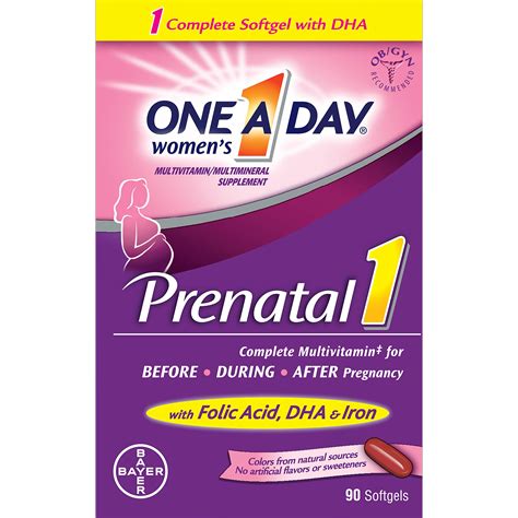 One A Day Women S Prenatal 1 Multivitamin Supplement For Before During And Post Pregnancy