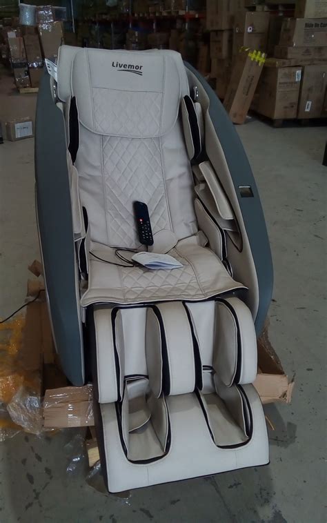 Livemor 4d Electric Massage Chair Recliner Sl Track Shiatsu Foot Massager Large